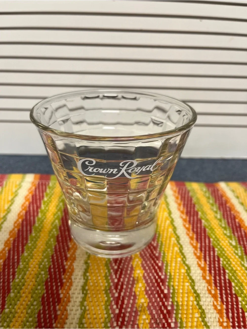 Vintage Crown Royal Bar Ware Rocks Whiskey Glasses Set of 3